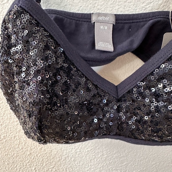 Aerie sequin bralette - navy - Picture 2 of 5
